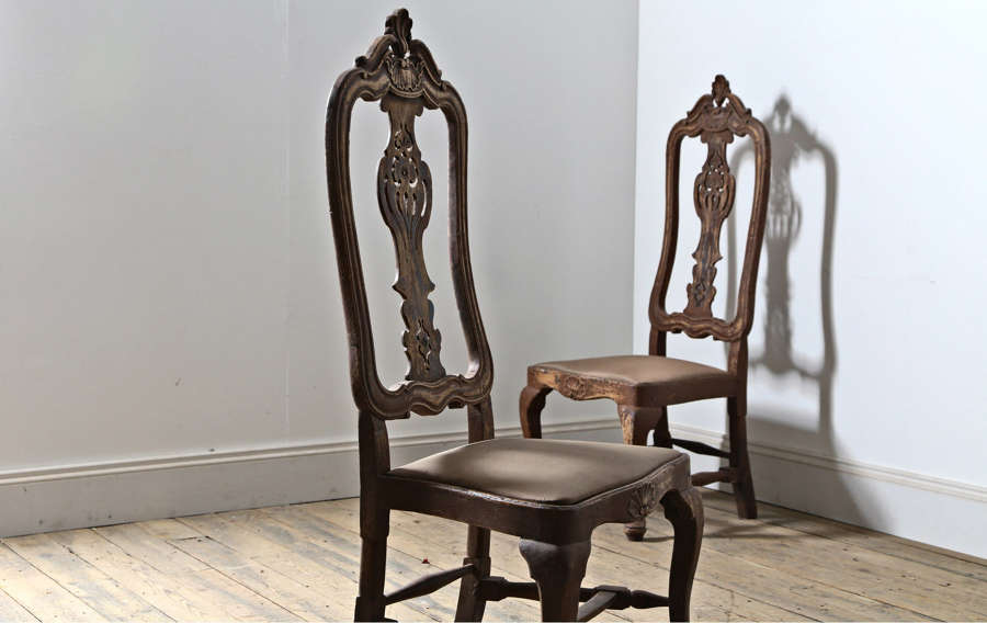 Pair of 18th century Portuguese chairs