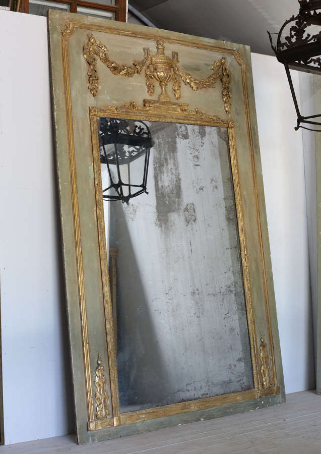 18th century French trumeau mirror