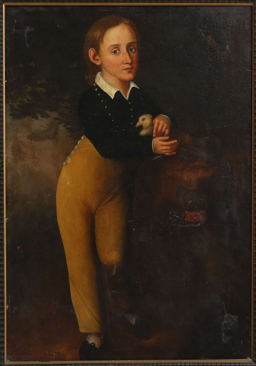 19th century portrait of a young boy