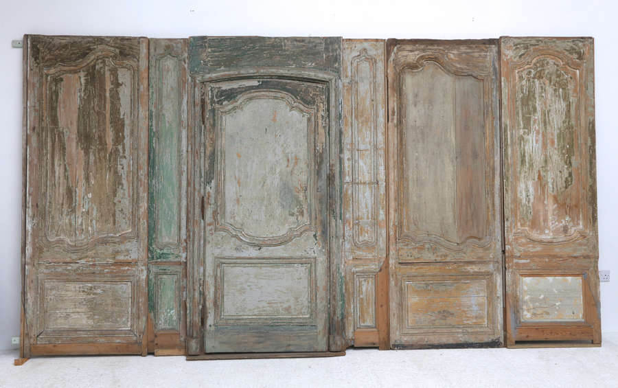 Early 18thC French Regence Room Panelling with Door