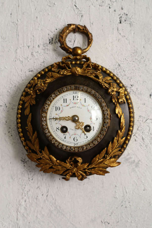 19th century French Decorative wall clock